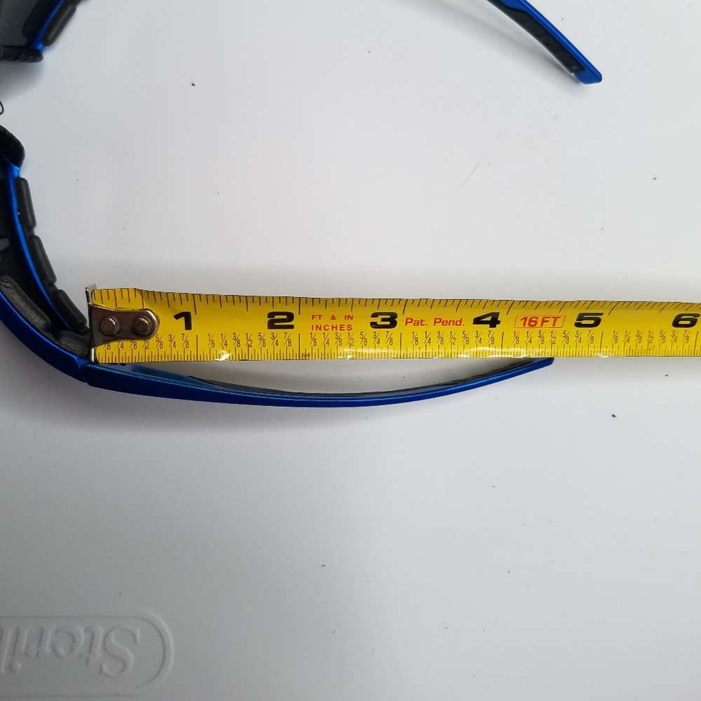 Blue Designer Motorcycle Riding Sunglasses Bin22 - Picture 13 of 16